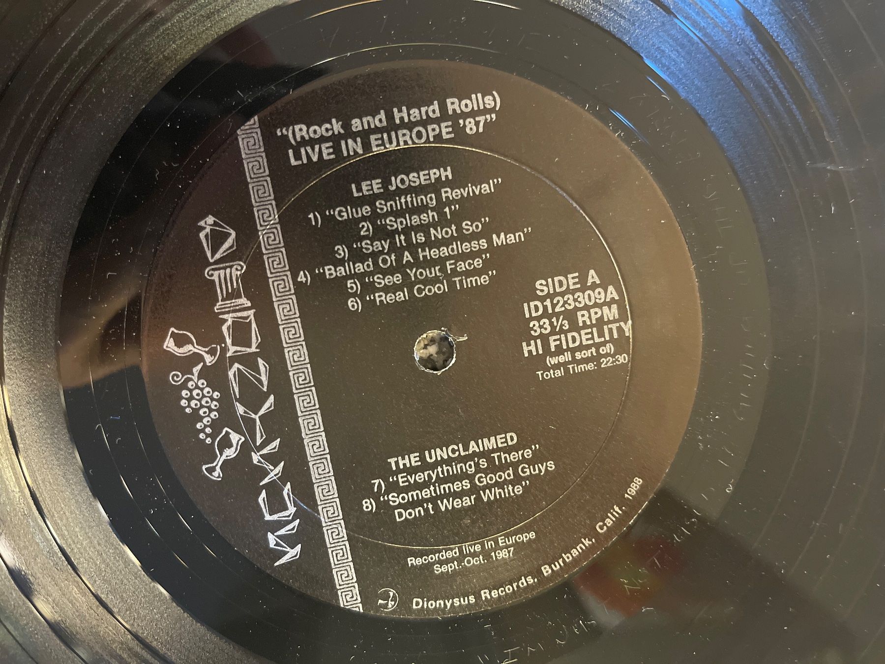 Dischi in vinile: A212/Unclaimed-The Fourgiven-Lee Joseph – Usato da Frutigen venduto da Philippe_jsp 2