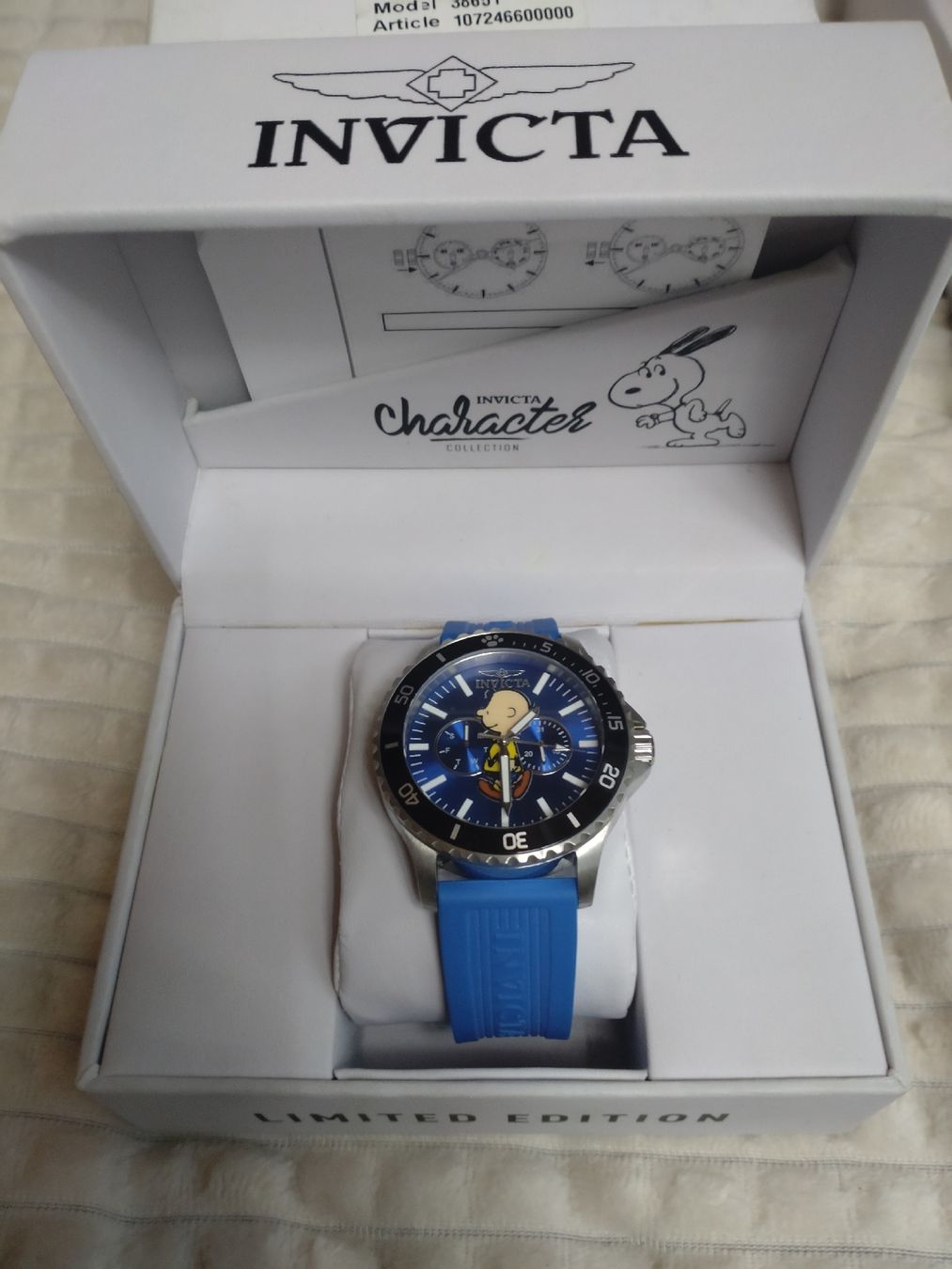 Invicta Orologi: Invicta Character Collection Snoopy Limited Edition – Usato da Buttikon SZ venduto da Snowman6381