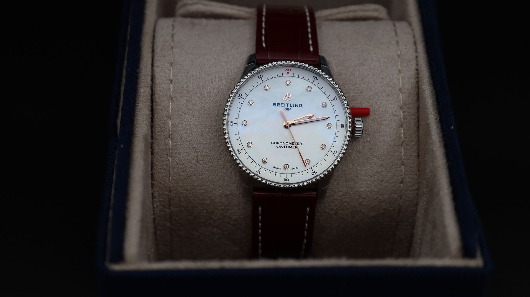 Breitling Orologi: Breitling Navitimer 32 – Nuovo e nell'imballaggio originale da Schöfflisdorf venduto da Denise10692