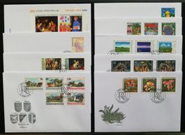 Liechtenstein FDC 2000 (Auswahl/9 Stk., Katalogwert 78.-)