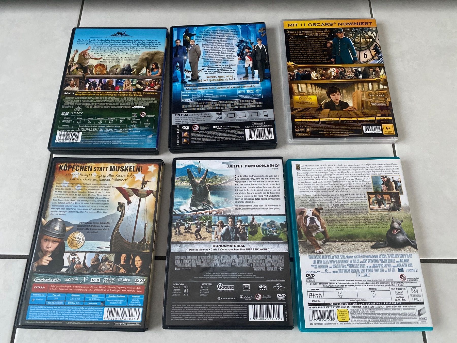 Tutti i DVDs: 6 verschiedene Filme auf Dvd – Nuovo (secondo la descrizione) da Merenschwand venduto da R-R-R 1
