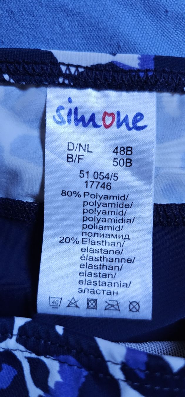 Costumi da bagno & Bikini: Simone Bikini Gr. 48B/50B Leopard blau-weiss NEU – Nuovo (secondo la descrizione) da Ferden venduto da jemyce 2