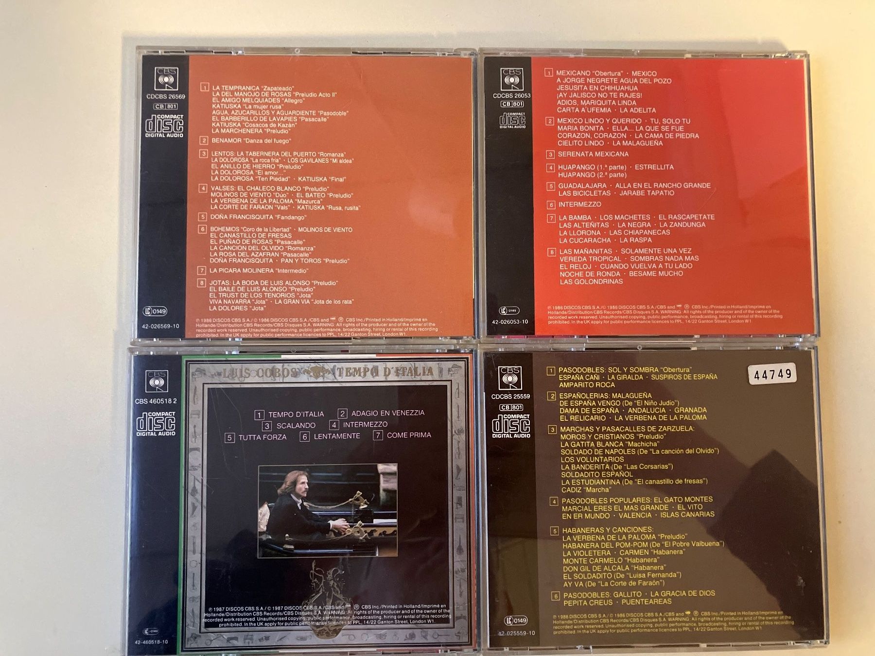 CD: Luis Cobos 4 CD-Sammlung – Usato da Rüti ZH venduto da Ochello 1