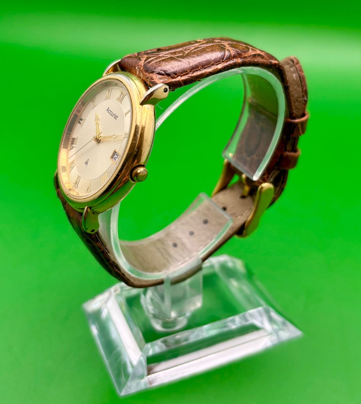 Orologi: ACCURIST: EINE BEKANNTE BRITISCHE TRADITIONSMARKE – Usato da Rorschach venduto da ZeitWerk.10 4