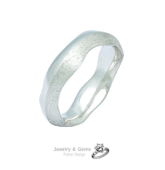 Ringe: Silberring "Welle" – Neu und originalverpackt aus Zürich von GOS08 1