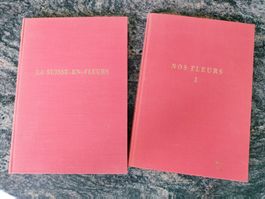 Lot 2 livres la Suisse en fleurs - Nos fleurs  Avanti 1960
