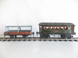 Märklin Spur 0: Skiwagen 1985, Personenwagen 1886, ohne OVP