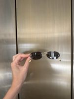 FENDI First Crystal Sonnenbrille – Gold / Grau – Original