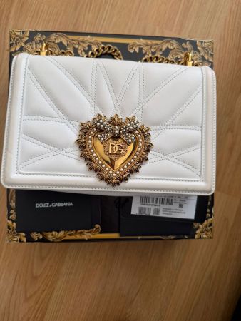 Dolce & Gabbana Handtasche Devotion Bag, Weiss, Neuwertig!