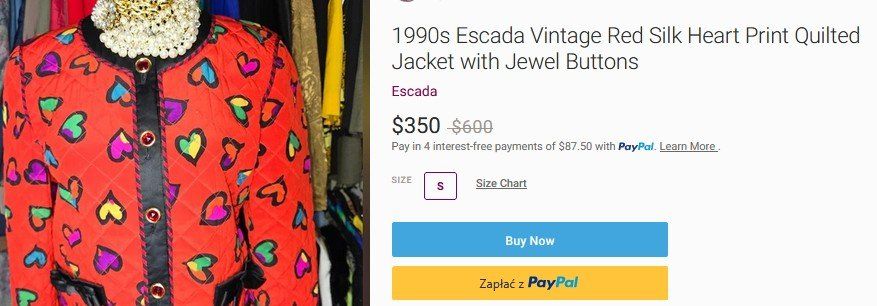 Escada Giacche: Escada Jacke / veste .40  100% Seide / soie – Usato da Collonges venduto da Auganien 6