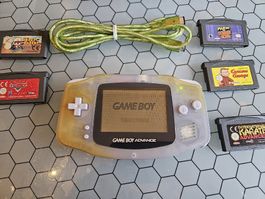 Console Game Boy Advence avec 5 jeux 