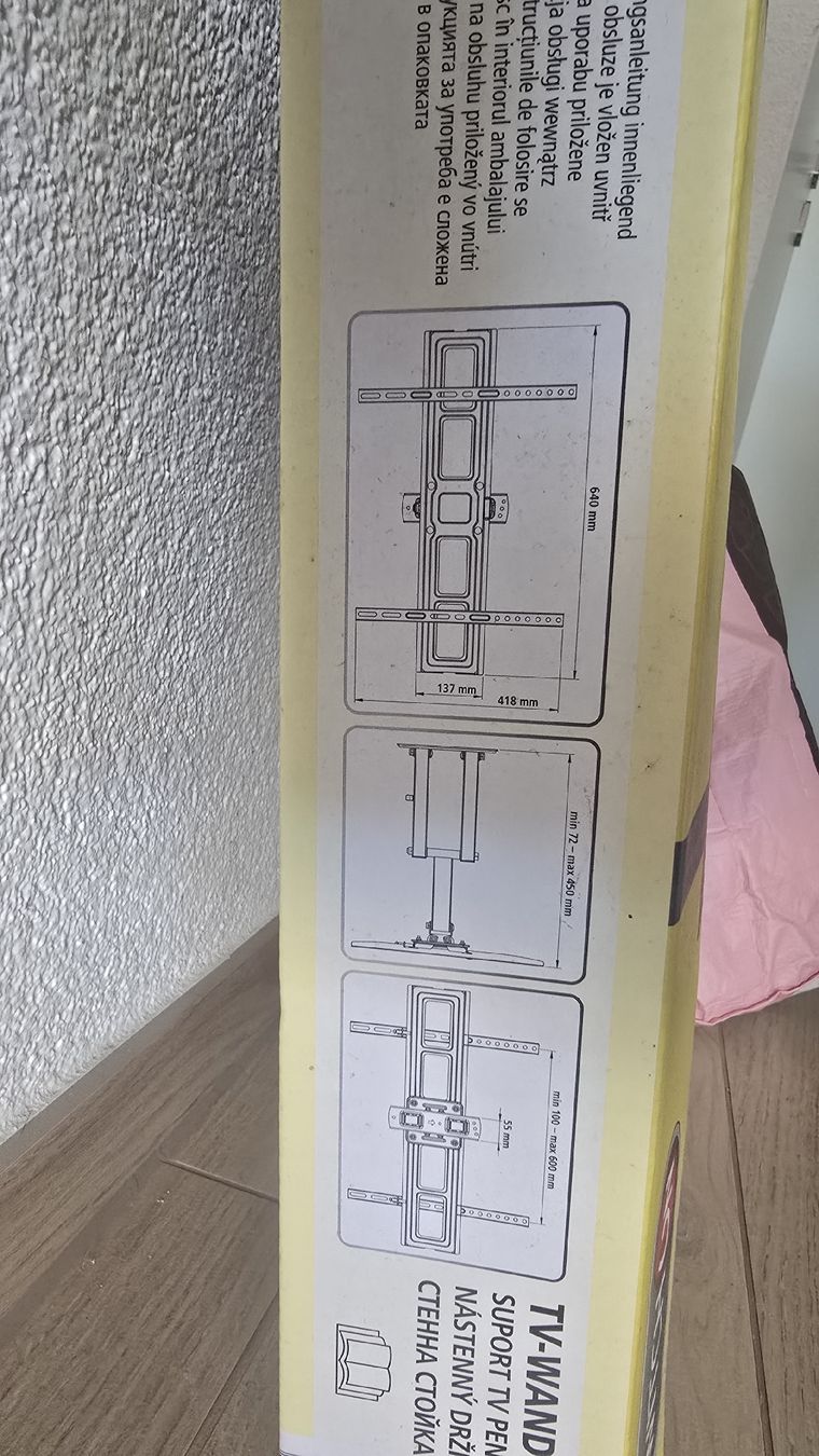 Wandhalterungen: TV Wandhalterung – Neu und originalverpackt aus Salmsach von hus_fy8n 1