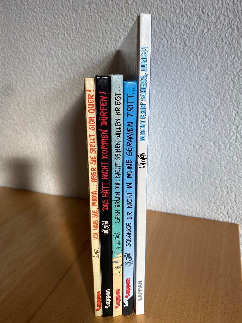 Libri: 5 lustige Comics Bücher von Uli Stein/Lappan – Usato da Schwarzenburg venduto da Michellu