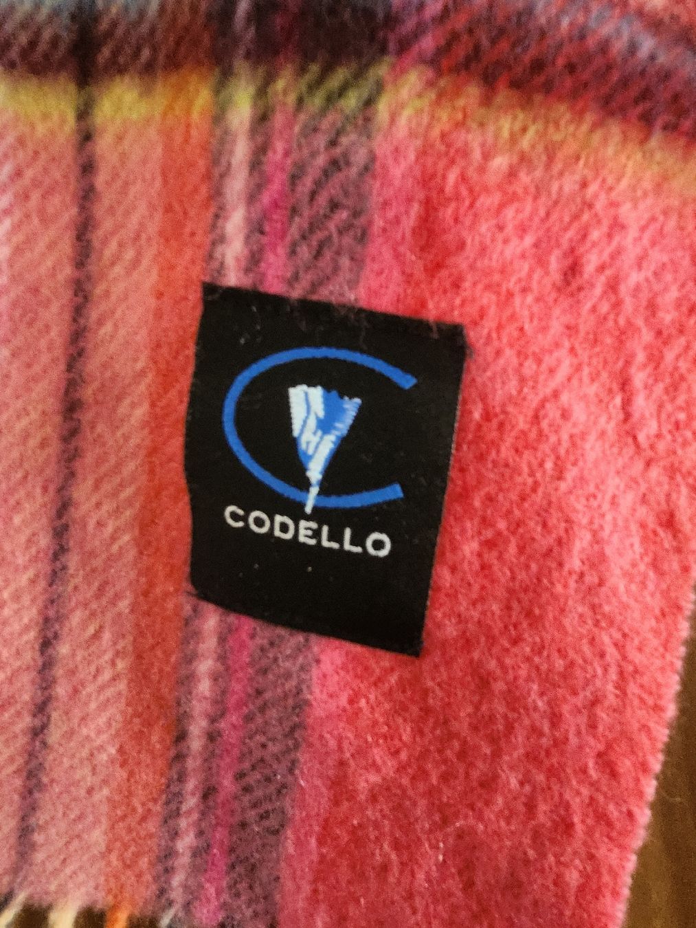 Foulard & Sciarpe: Écharpe Codello motif carreaux rouge  – Usato da Niedergösgen venduto da Eva2410 4