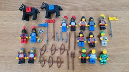 Vintage Lego Castle Ritter Armee Ritter Minifiguren 1990er