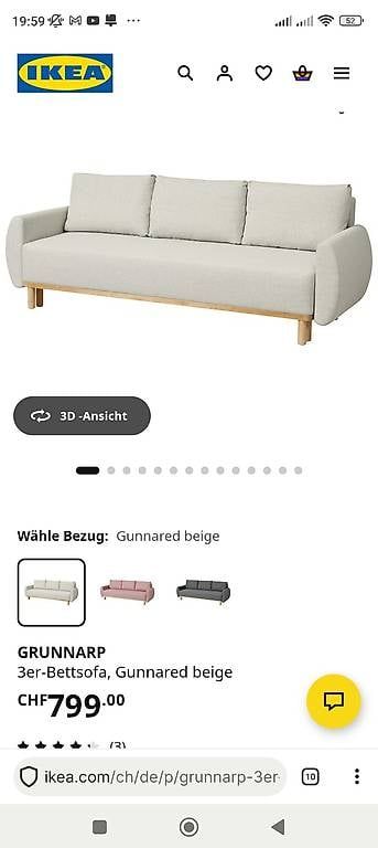 Sofas: Schlafsofa – Gebraucht aus Bern von mic_8znm