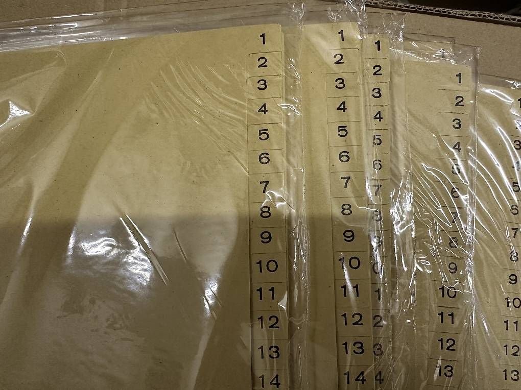 Raccoglitori: 16P. neue Papier-Register A4, einzeln, DIN A4 1-31 – Nuovo e nell'imballaggio originale da Necker venduto da liq24 1