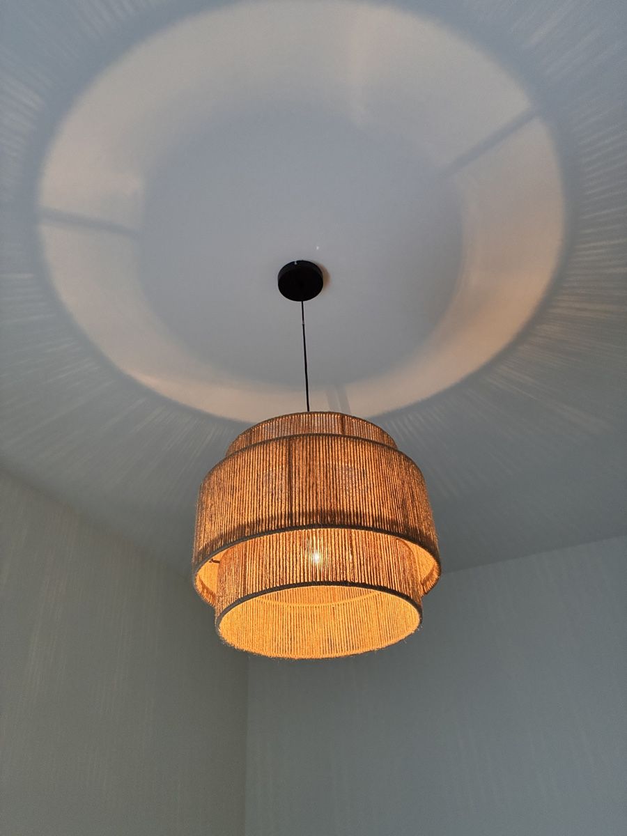 Westwing Lampadari & plafoniere: Westwing Hängelampe Korbgeflecht braun – Usato da Oftringen venduto da westman 2