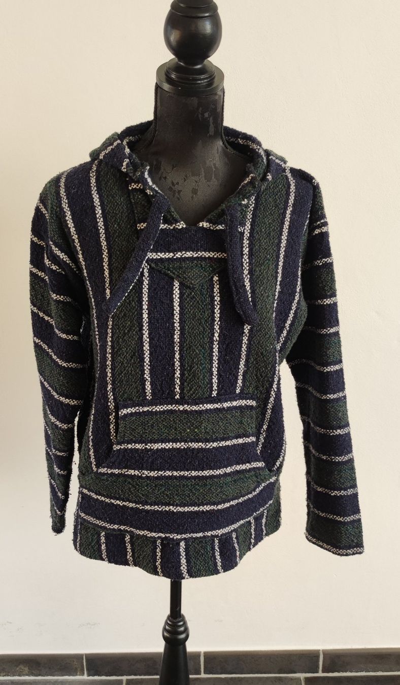 Maglioni & Felpe: Pancho blanc, vert et bleu foncé – Usato da Riaz venduto da cam_x5xs 2