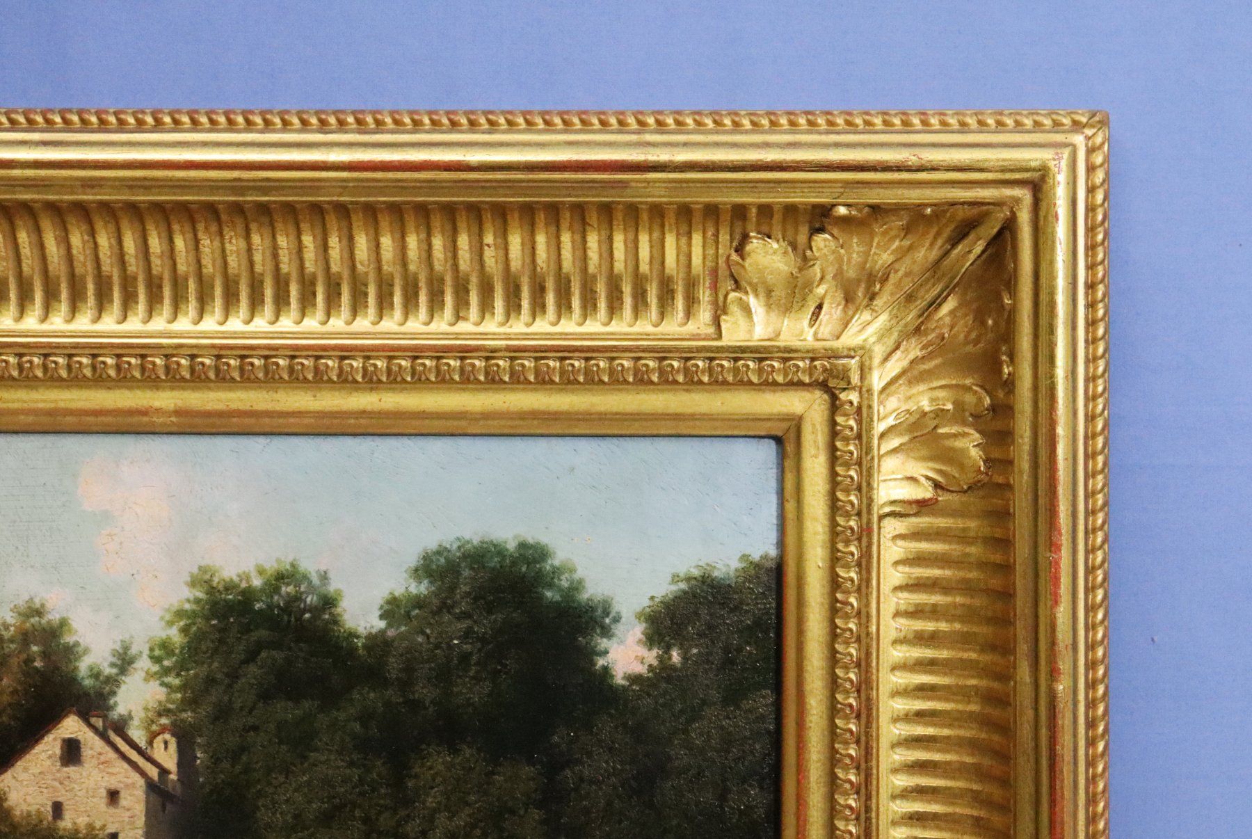 Dipinti: Wunderschönes älteres Gemälde, echt vergoldeter Rahmen. – Usato da Zug venduto da Kunst-Fundgrube 9