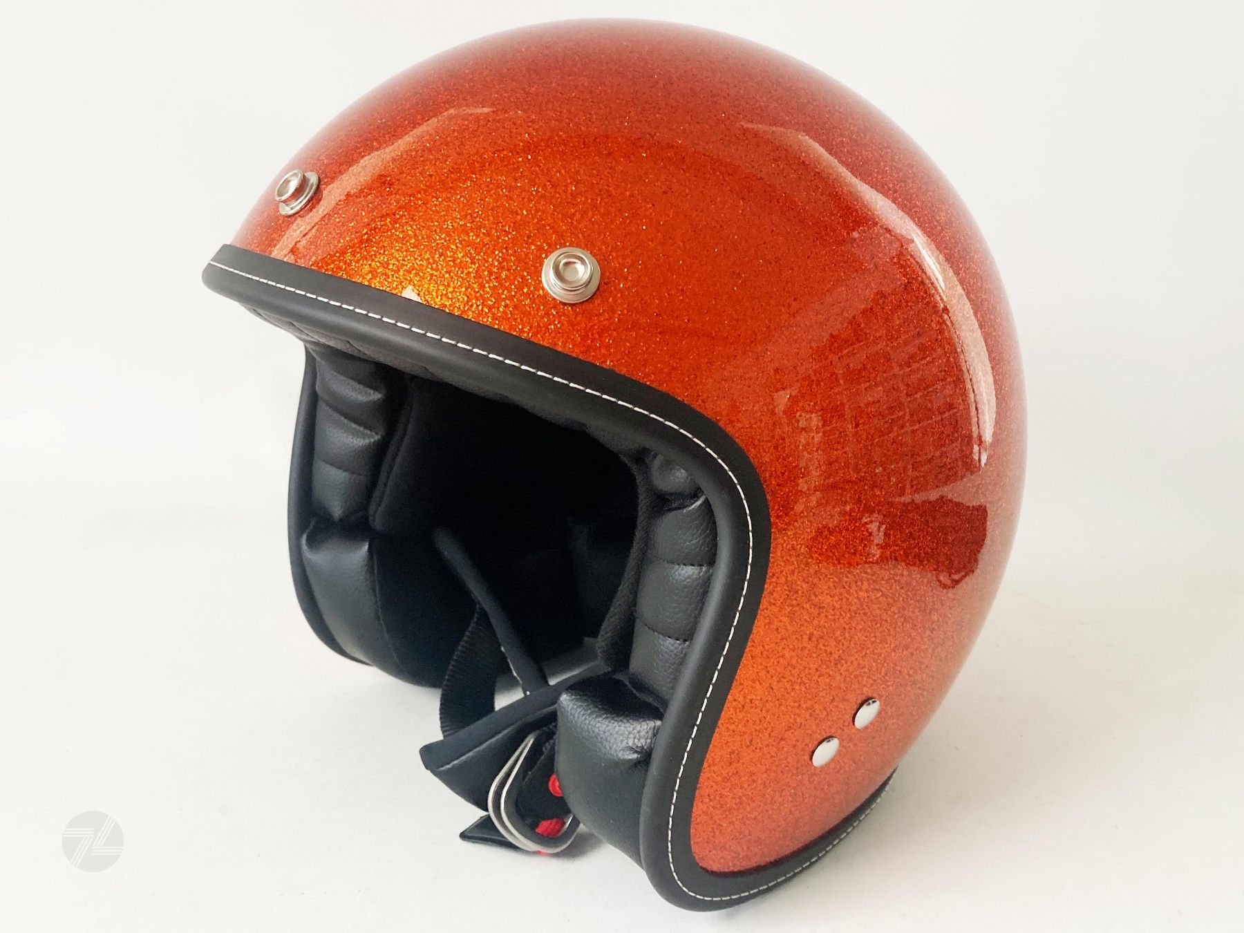 AGV Helme & Visiere: Motorradhelm Orange Flake Glitzer 1970s Design Style Helm – Neu (gemäss Beschreibung) aus Wetzikon ZH von cyan74 8