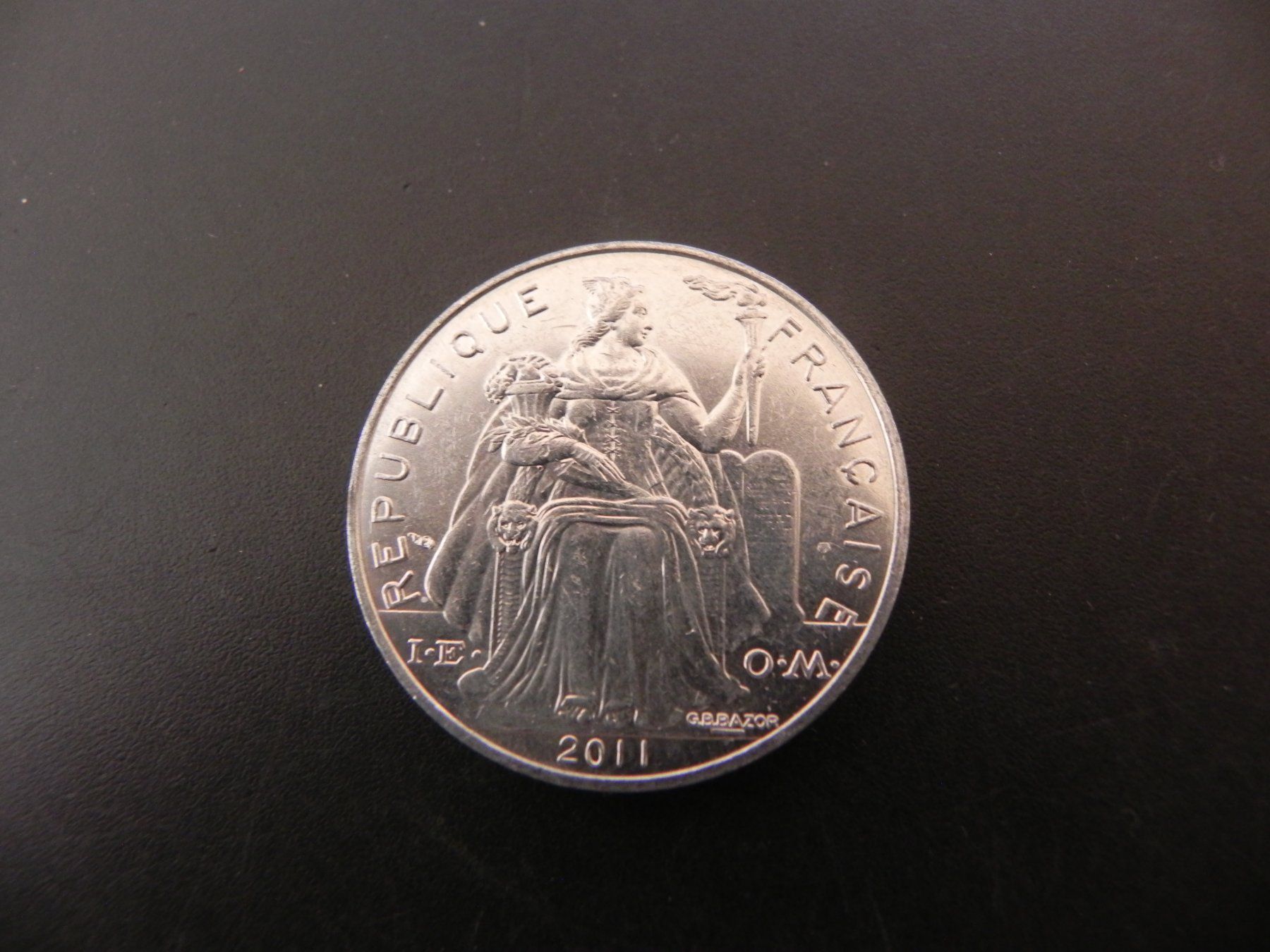 Toutes les monnaies: Neukaledonien 5 Francs 2011 – D'occasion à Biel/Bienne par Gogolozi