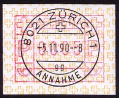 ATM 8A_ET-VOLLSTEMPEL_5.11.90 ZÜRICH 1_ATM vom Ort !