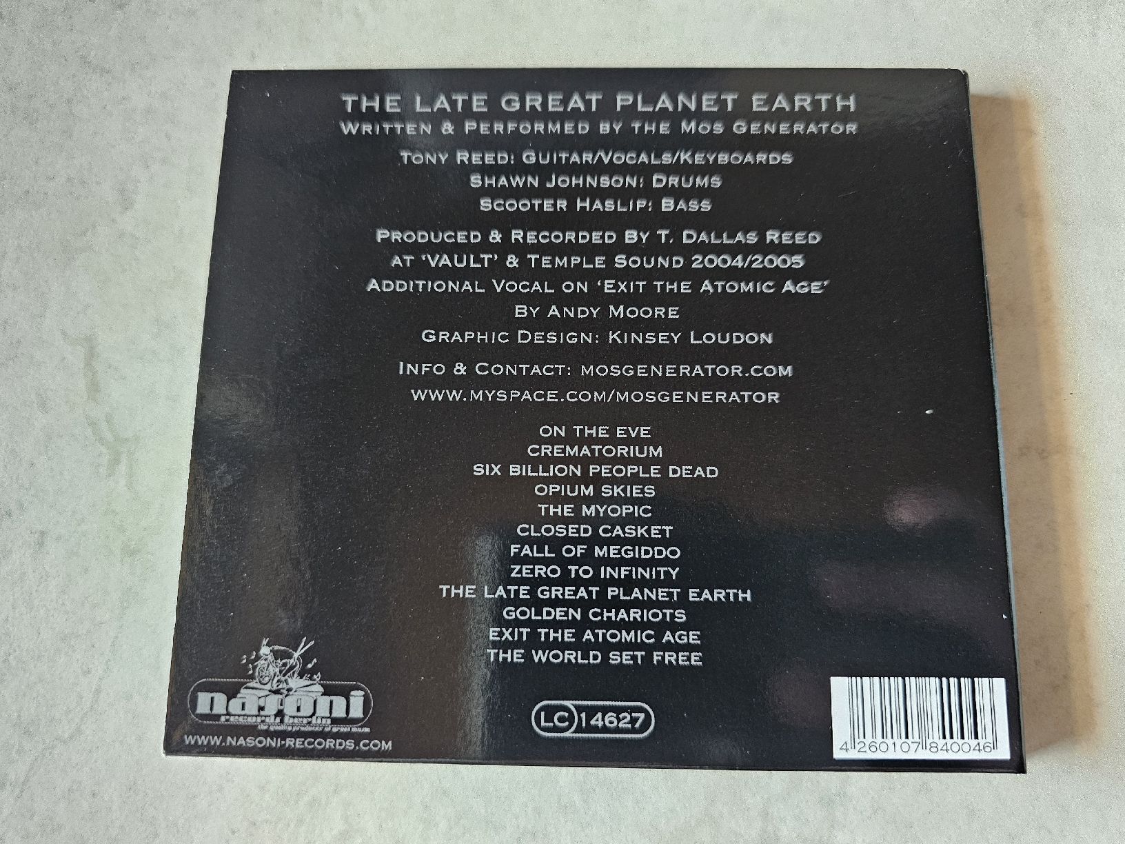 CD: Mos Generator  -  The Late Great Planet Earth – Usato da Schneisingen venduto da backstore24 1