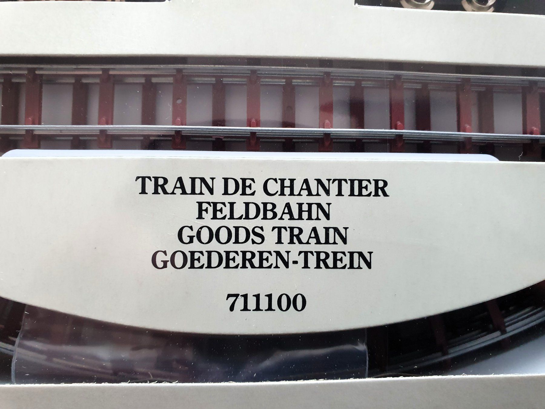 Egger-Bahn Modellini di ferrovie: EGGER-BAHN, Jouef, N° 711100, Feldbahn, Train chantier, HOe – Nuovo (secondo la descrizione) da Martigny venduto da Abm1000 1