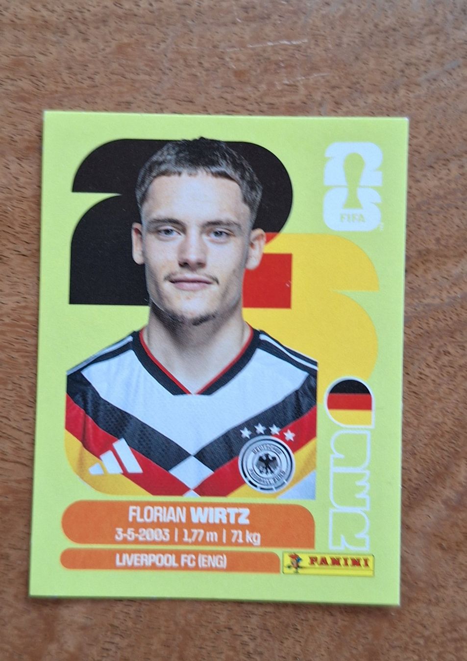 Panini Sammelbilder & Trading cards: Panini Florian Wirtz GER 11 – Neu (gemäss Beschreibung) aus Romanens von Crocette