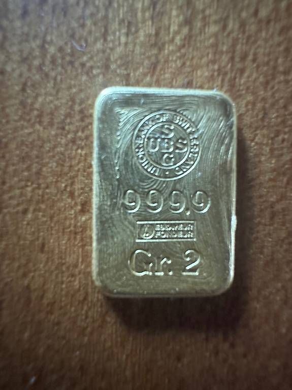 Métaux précieux: Lingot d'or 2G UBS – Neuf avec emballage d'origine à Pringy par Toyotafj