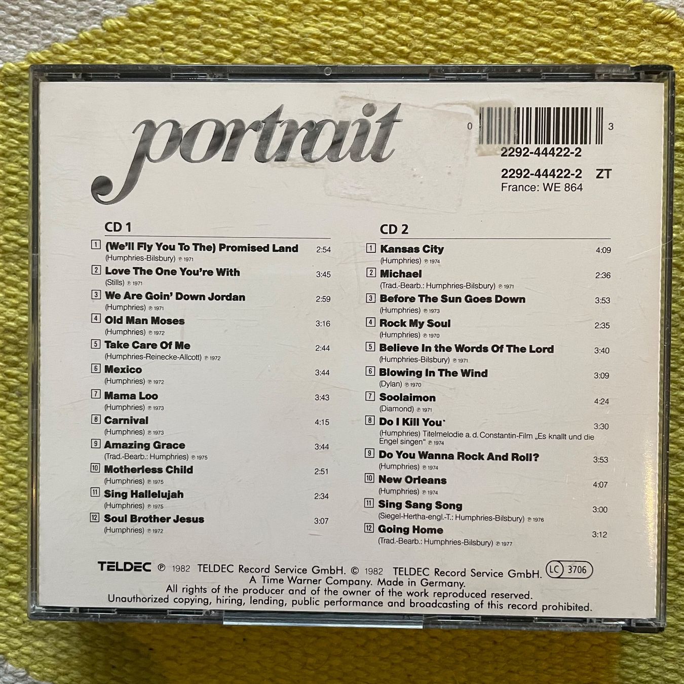 CD: LES HUMPHRIES SINGERS-2CD PORTRAIT82 – Usato da Rorschacherberg venduto da CD-Roli 1