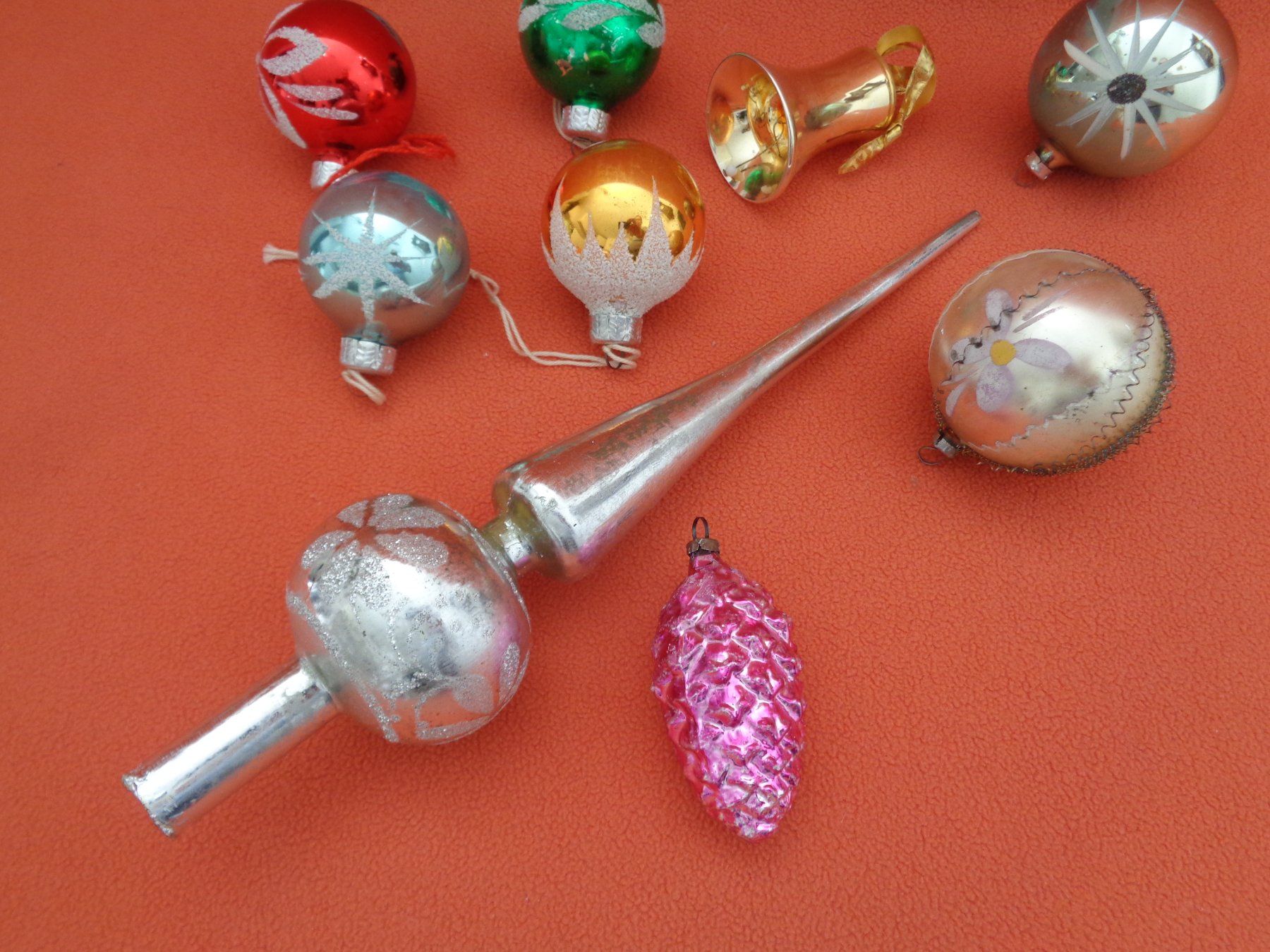 Alle Dekorationen: Alter Christbaumschmuck 9-teilig mit Spitz – Gebraucht aus Chur von omonia 2