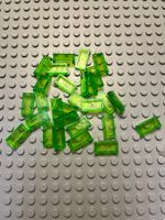 Lego 30x Fliesen 1x2 (3069) trans.hellgrün