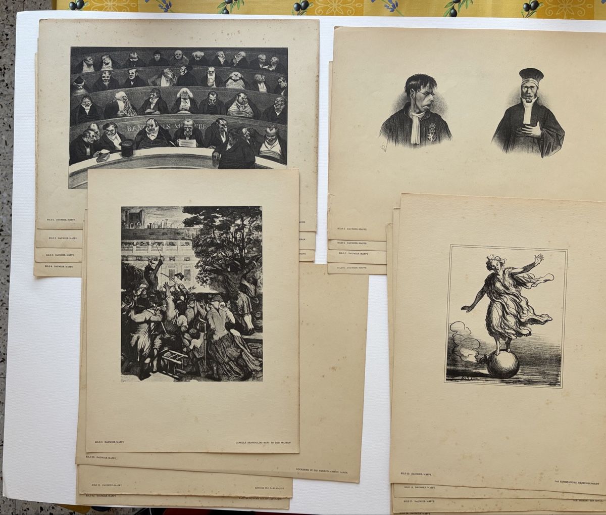 Incisioni: Recueil gravures Honoré Daumier . – Usato da le landeron venduto da cance-lara 1