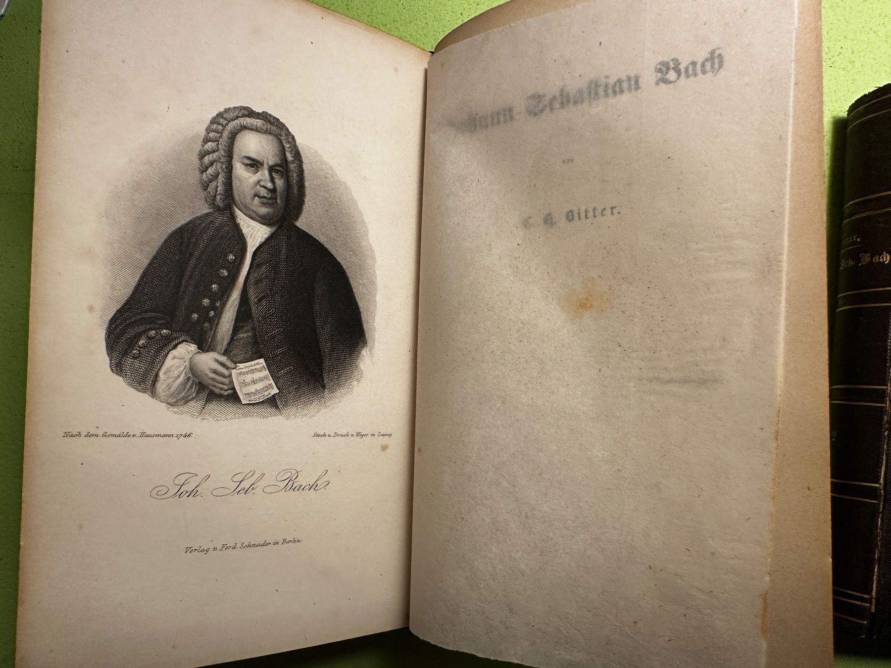 Libri: C.H. Bitter: Johann Sebastian Bach. 1865 – Usato da Zürich venduto da allp 3