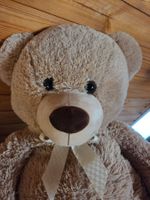 Ours en peluche beige grand format bon état