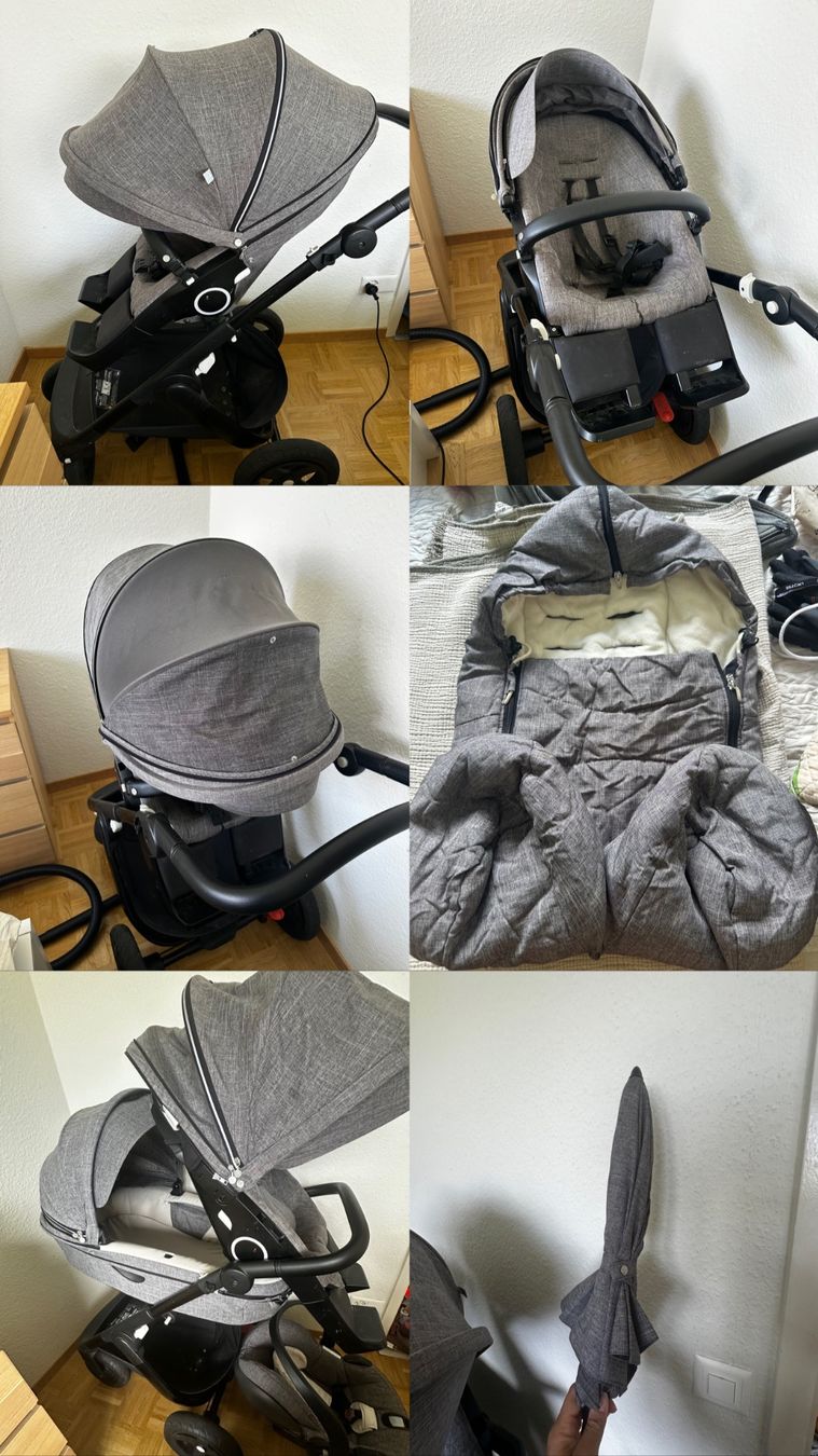 Poussette: Stroller poussette stokke 3 en 1 – D'occasion à Carouge GE par Leeleelee2 3