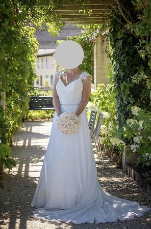 Hochzeitskleid A-Linie Gr.38 von Wicky
