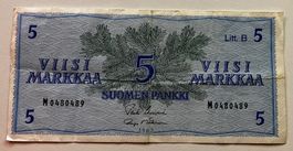 Finnland 5 Markkaa 1963