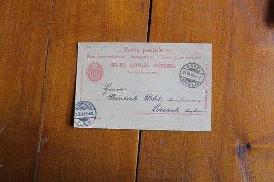 Tutti i francobolli: 1904 GS PK Basel nach Lörrach – Usato da Oftringen venduto da kambodo