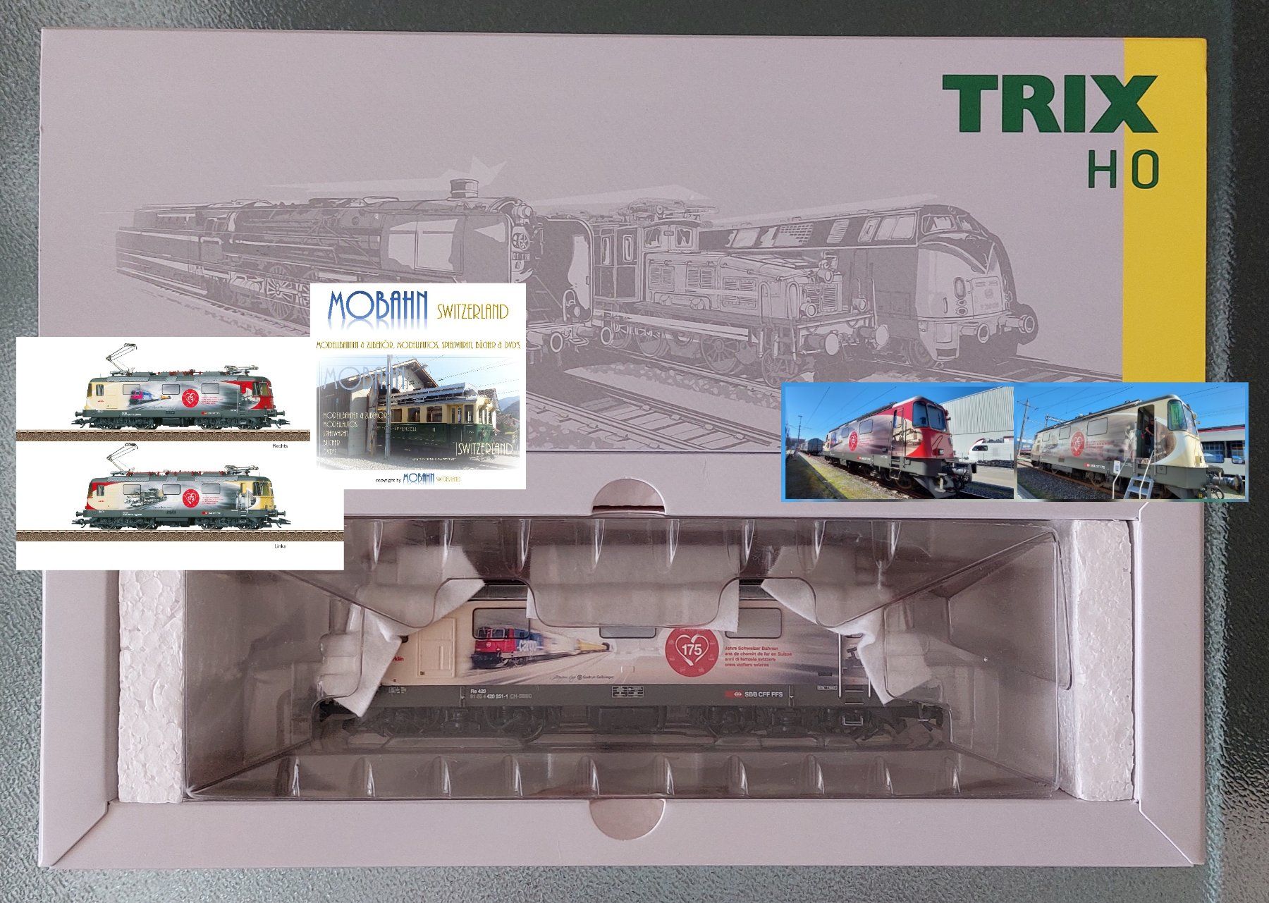 Trix Modellini di ferrovie: TRIX 25875 - E-Lok Re 420 SBB Cargo - DCC mfx/Sound – Nuovo e nell'imballaggio originale da Rotkreuz venduto da MOBAHN-1zu87