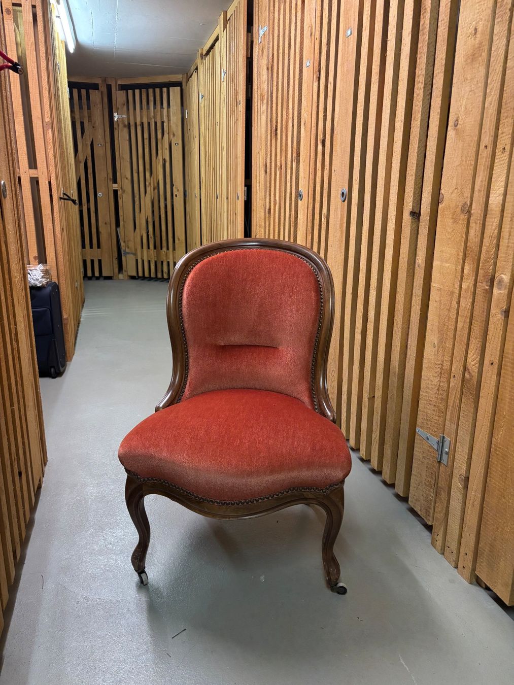 Poltrone: Sessel rot – Biedermeier-Stil – Usato da Muri b. Bern venduto da sek_d5bq