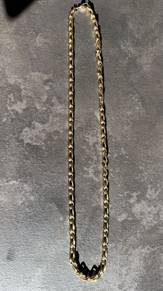 Catenine: Collier Grosse Germany plaqué or maillons, Dior – Nuovo (secondo la descrizione) da Nyon venduto da stylevintage79 2