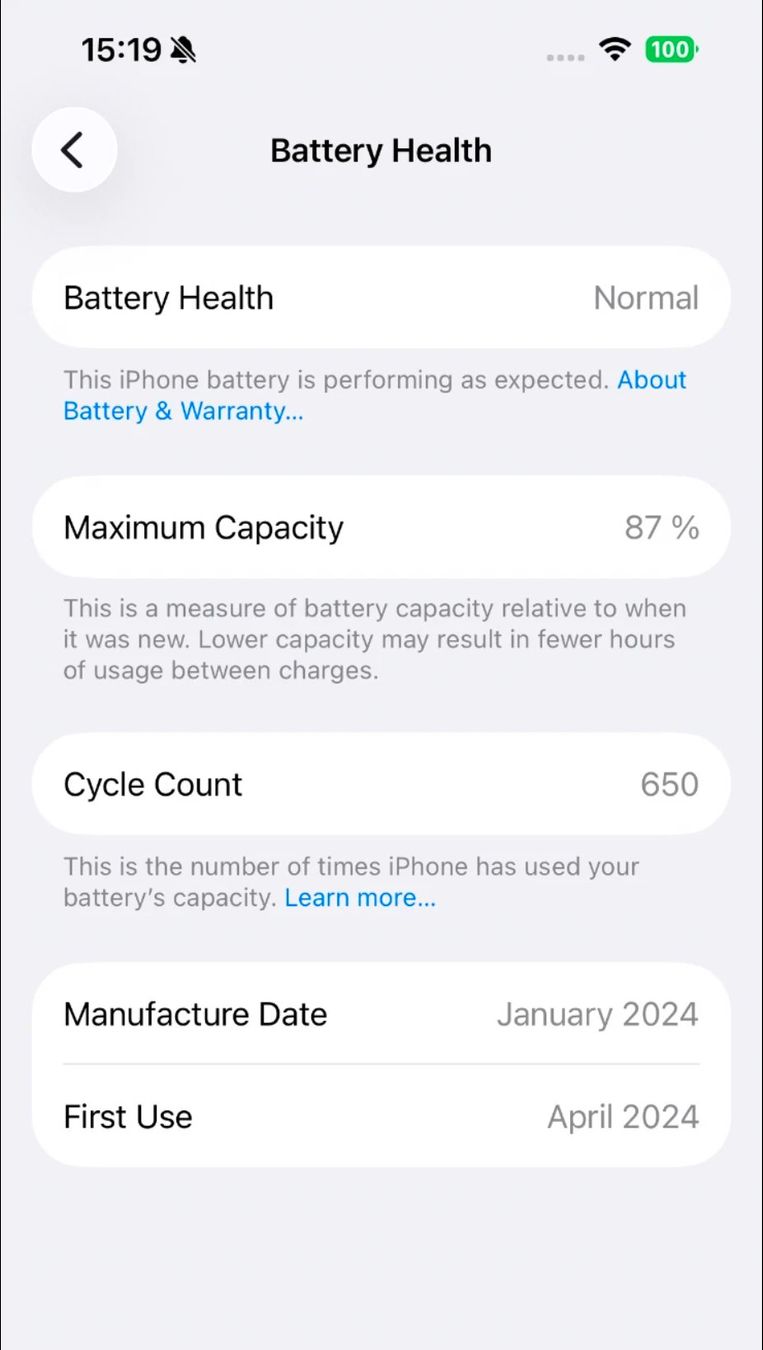 Apple Telefoni cellulari / Smartphones: iPhone 15 Pro (256GB) Akku 87% – Usato da Luzern venduto da Waince786 2