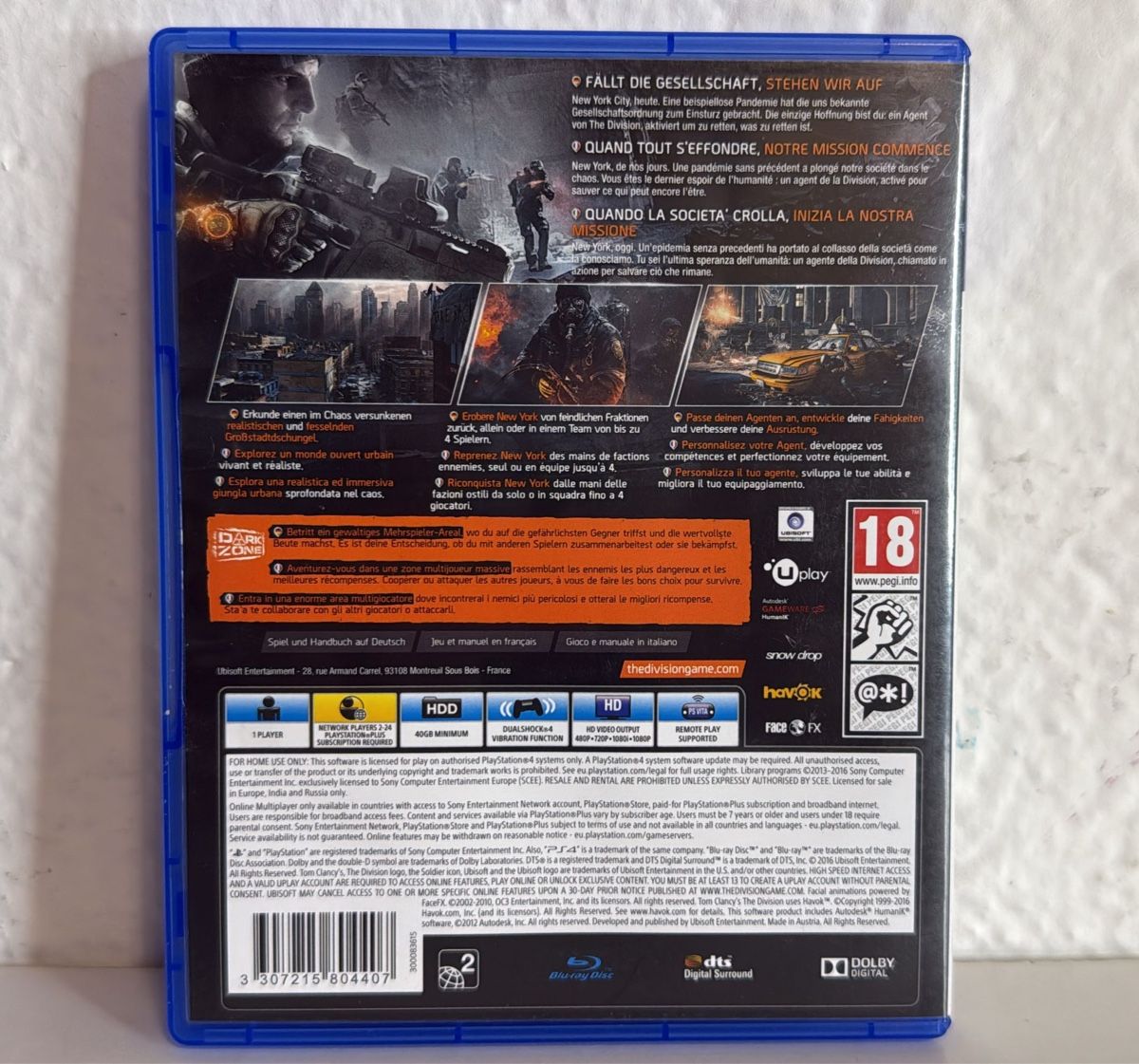 Sony Giochi: Tom Clancy's The Division PS4/PS5 Game - Great Condition – Usato da Ehrendingen venduto da bubulence 1