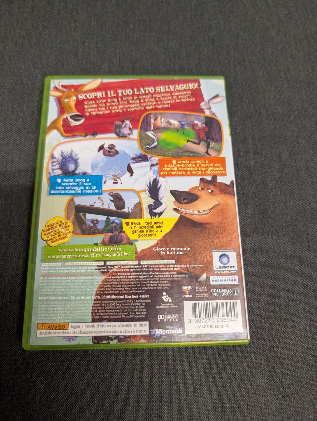 Giochi: Boog & Elliot a caccia di amici Microsoft Xbox 360 – Usato da Giubiasco venduto da Ticinerd 1