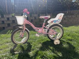 Mädchen Velo 14" Leopard Fairy Fahrrad