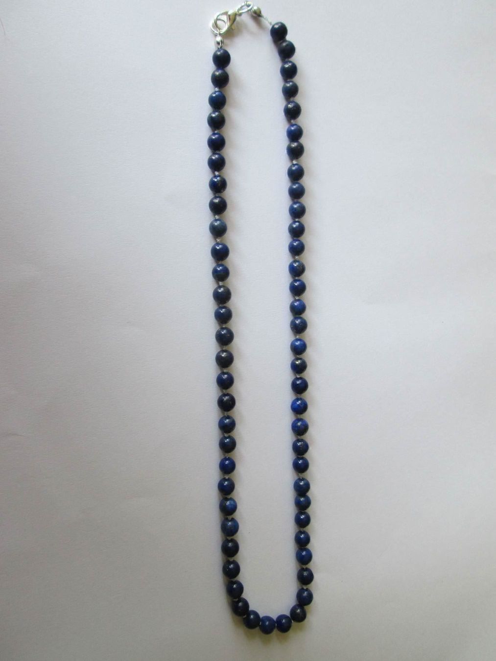 Catenine: Wundervolle Perlenkette, Durchmesser ca. 6 mm echter Lapisla – Nuovo (secondo la descrizione) da Drochtersen venduto da Simonchen 1