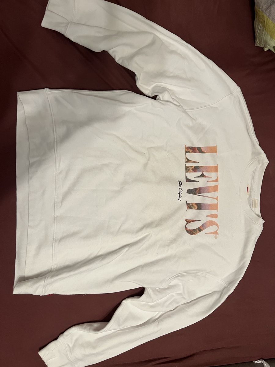 Levi's Maglioni & Felpe: Weisser Levi's Sweatshirt Grösse M – Usato da Rüti ZH venduto da Mjohnny7